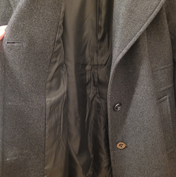 Michael Kors Wool Blend Notch Lapel Peacoat - Picture 7 of 9